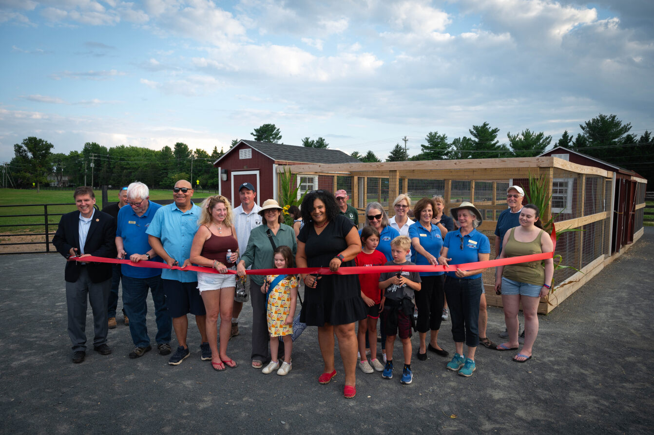 Frying Pan Farm Park, Friends Celebrate New Bird Enclosure Park Authority